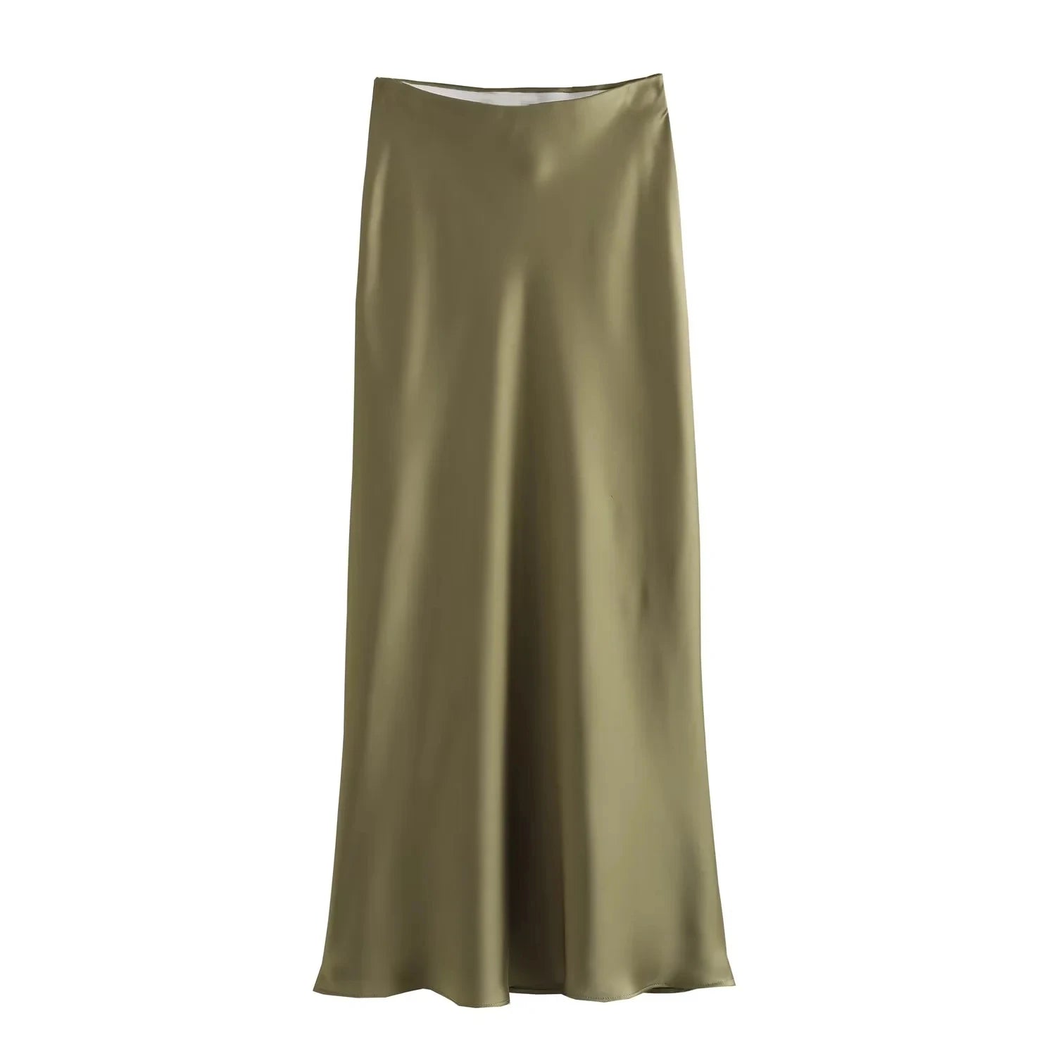 Sorelle Women's long satin maxi skirt