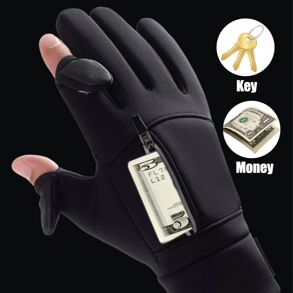 CoreX unisex water proof touch screen gloves with storage slot
