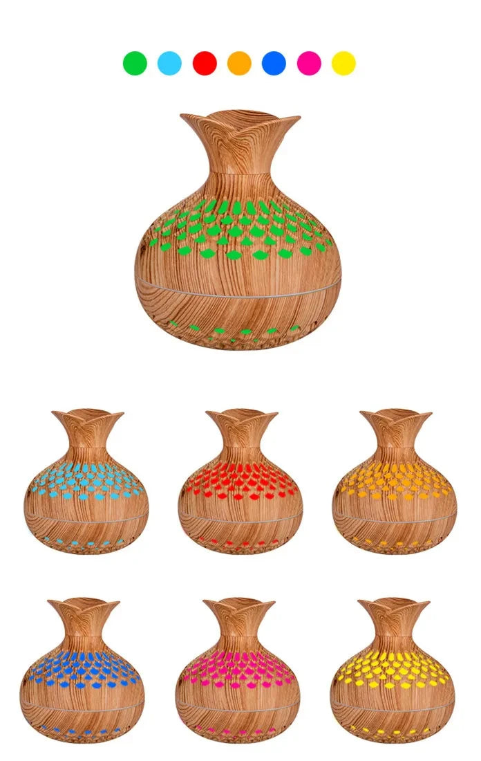 Cassora boho LED air humidifier x aroma diffuser