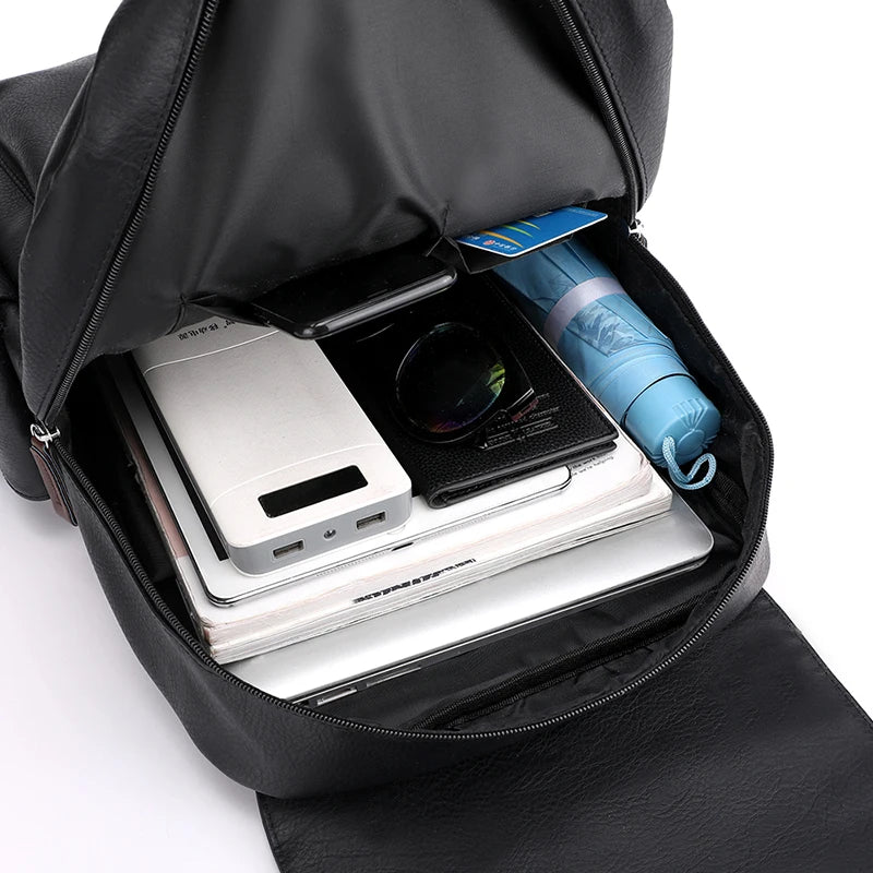 Arden Men's leather backpack