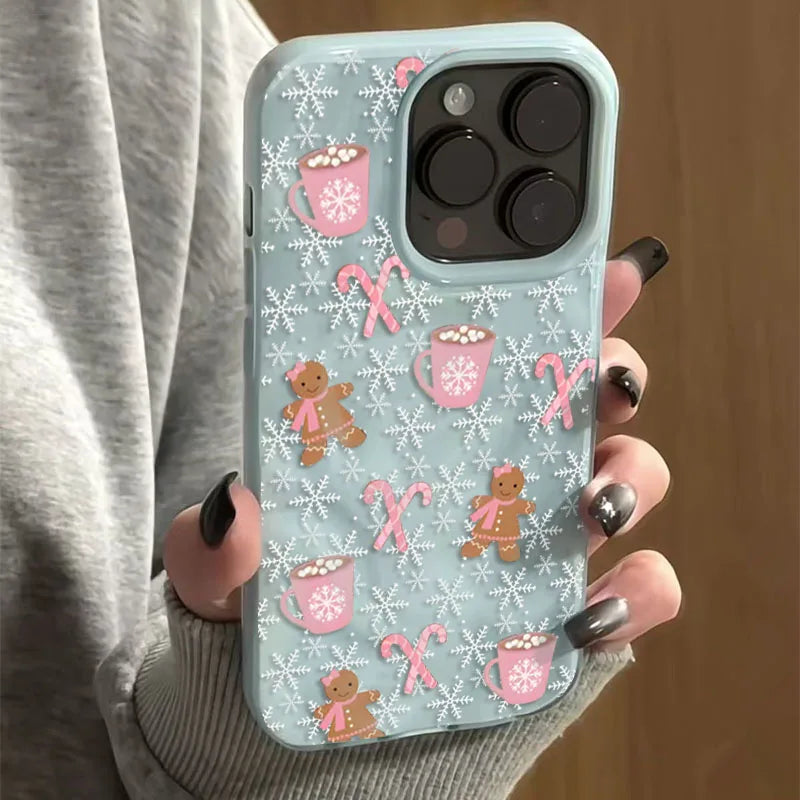 Hollyco Christmas gingerbread iPhone case