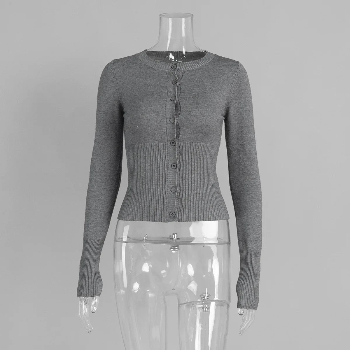 Sorelle Women's fitted button down cardigan shirt