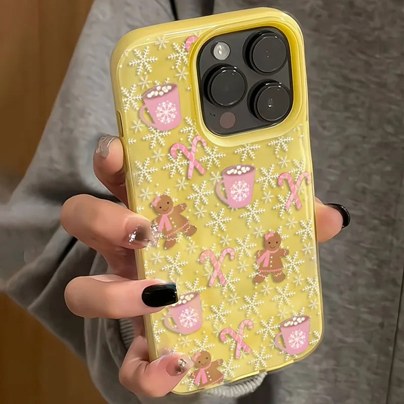 Hollyco Christmas gingerbread iPhone case