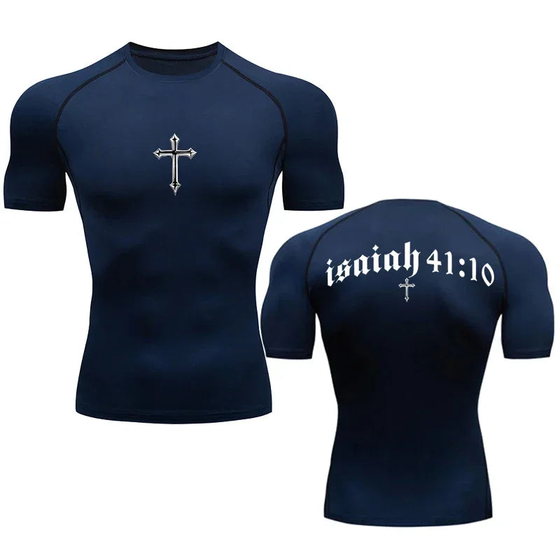 Valor men’s Christian compression workout shirt