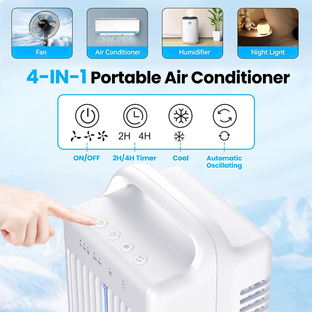 Culina portable electric air conditioner fan