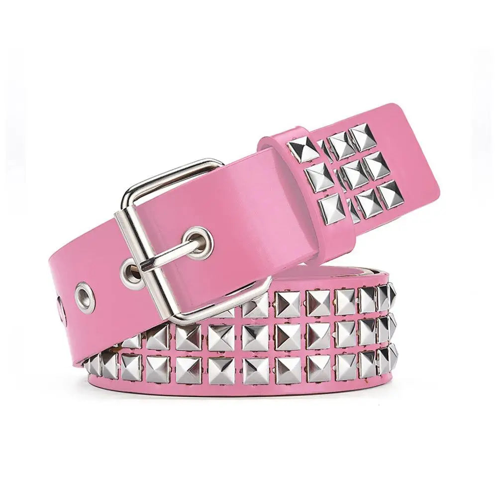 Lomi3 Women's Y2K grunge stud belt