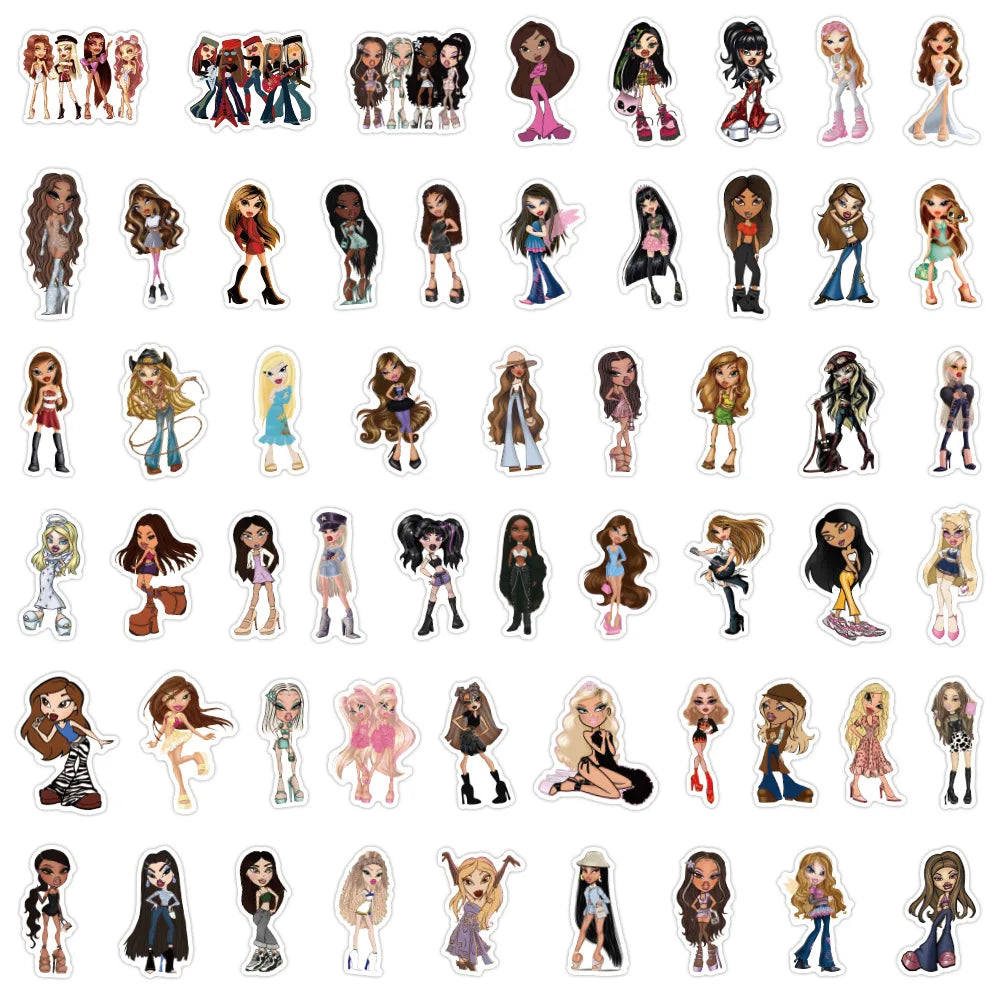 63 Pc Bratz stickers