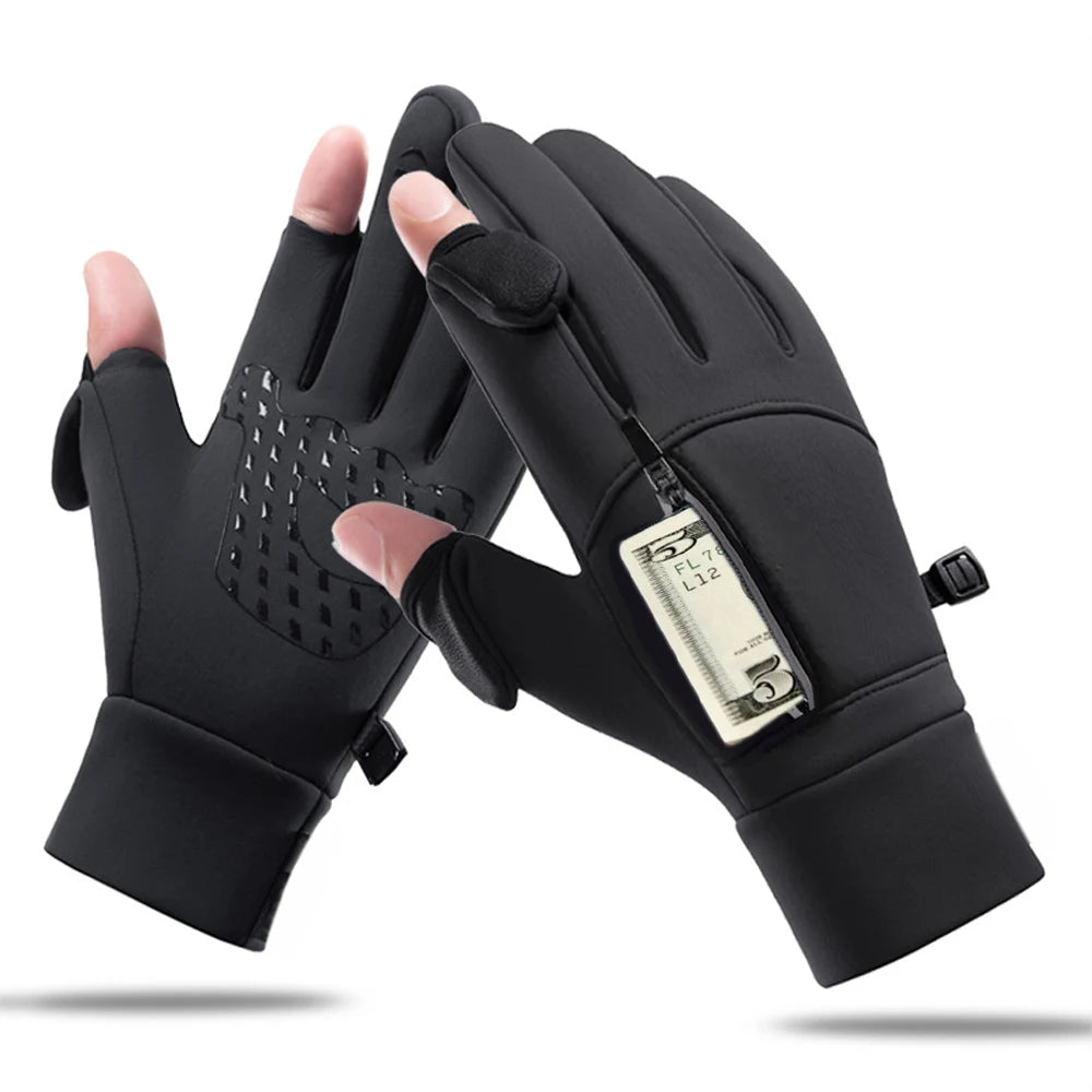 CoreX unisex water proof touch screen gloves with storage slot