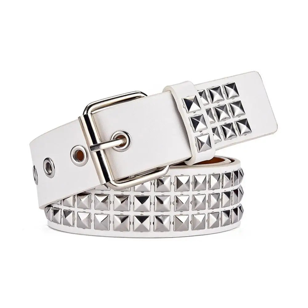 Lomi3 Women's Y2K grunge stud belt