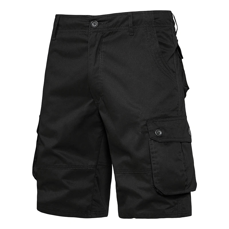 CoreX Men's solid cargo shorts
