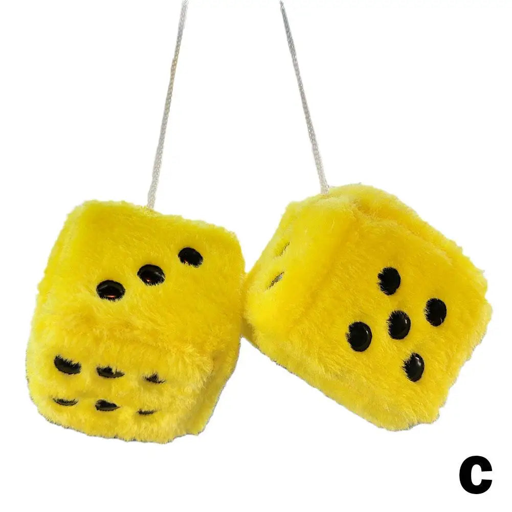 Cruzi hanging plush car dice