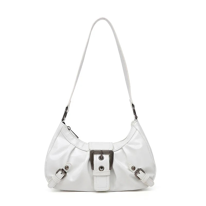 Lomi3 Y2K retro buckle shoulder bag