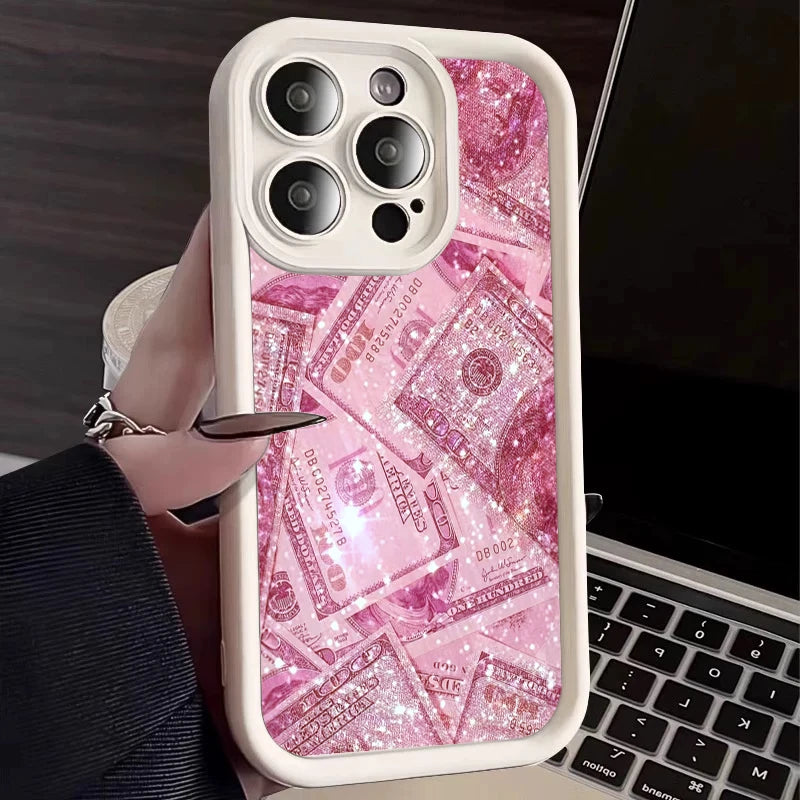 Nexa Y2K sparkle money iPhone case