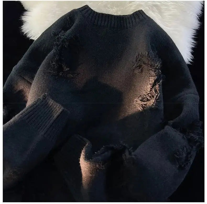 Valor Men’s cross streetwear knitted pullover sweater