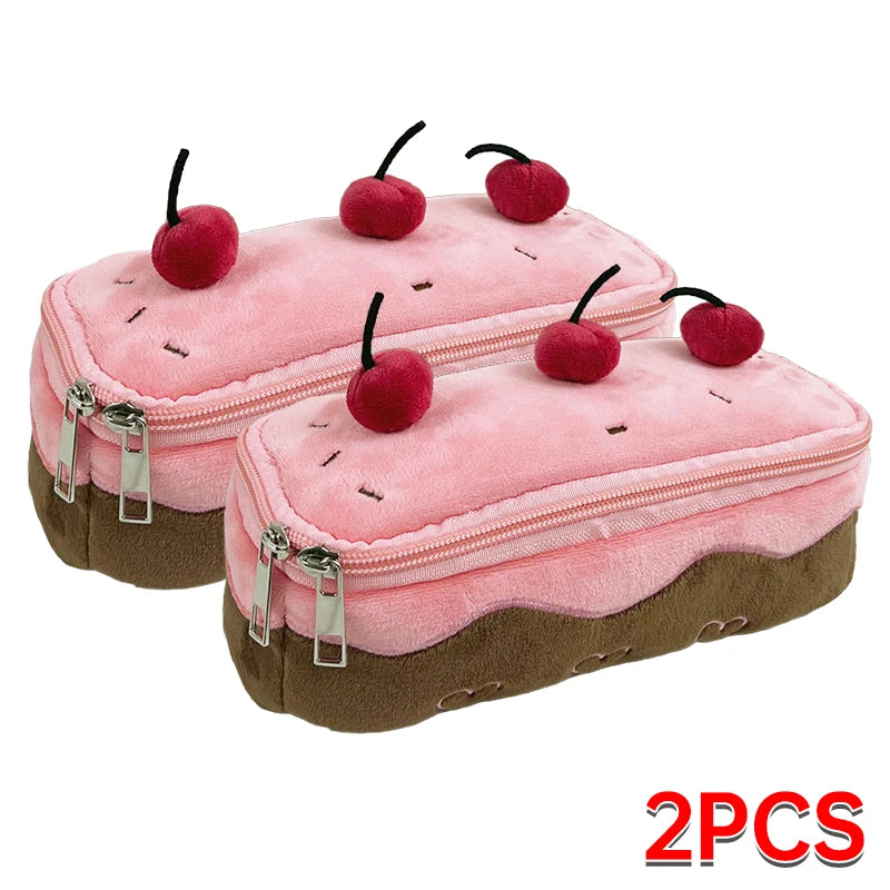 Kokomo cherry cake 1, 2, 5 or 10 Pc plush pencil case
