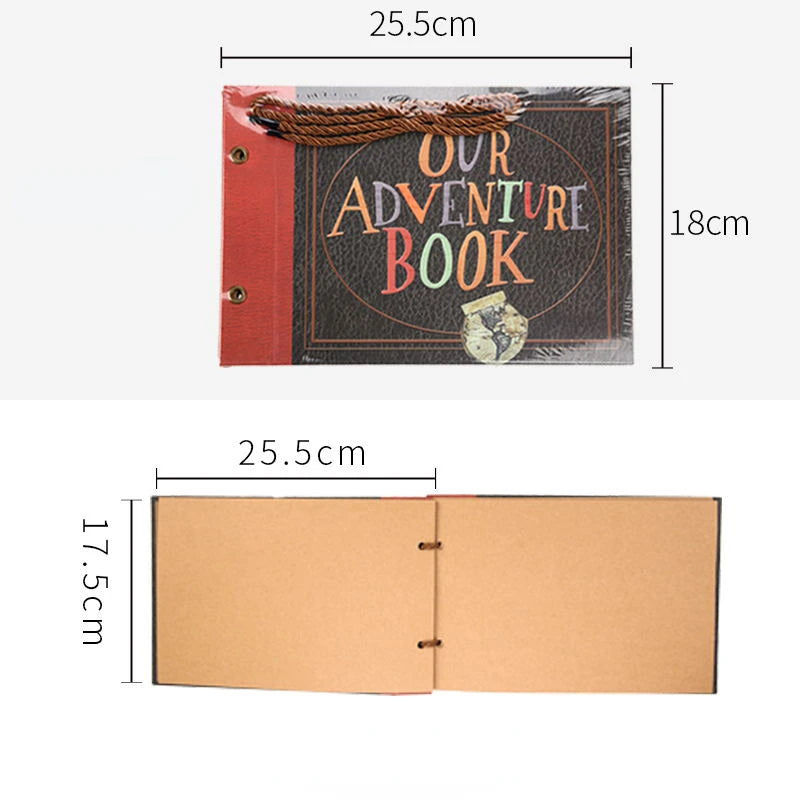Our adventure book photo album scrapbook