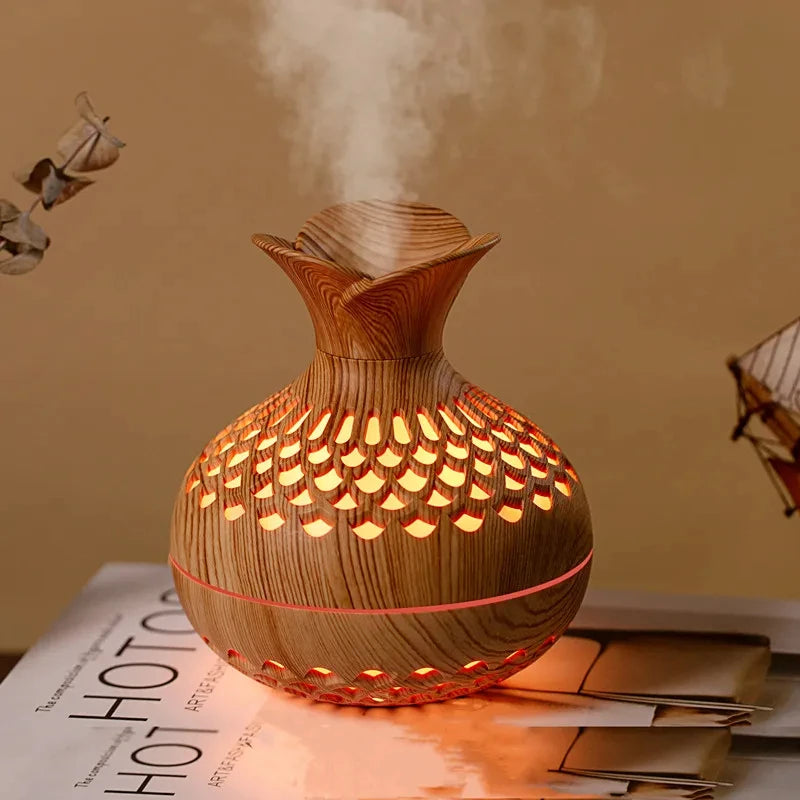Cassora boho LED air humidifier x aroma diffuser
