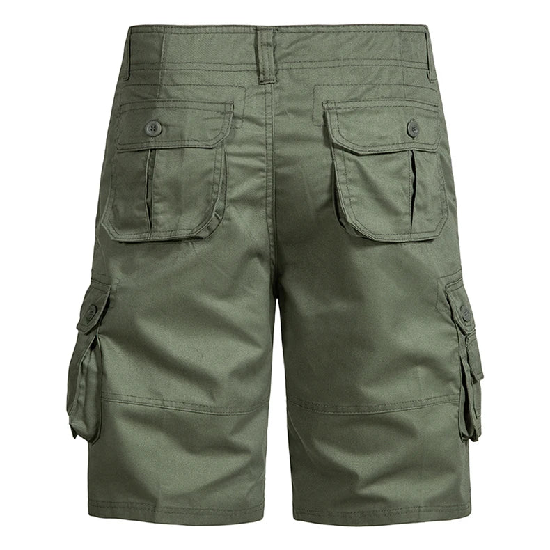 CoreX Men's solid cargo shorts