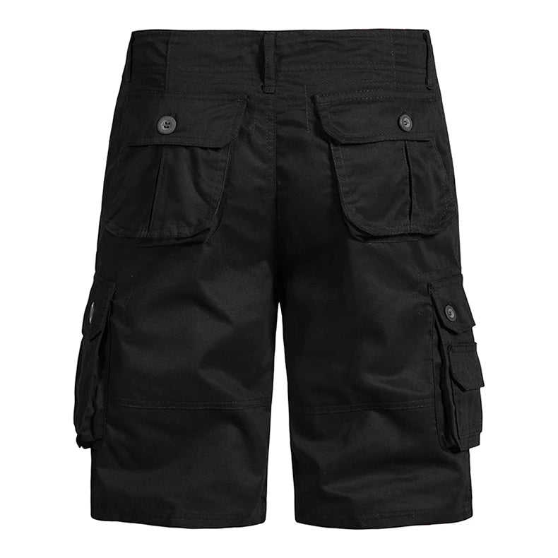 CoreX Men's solid cargo shorts