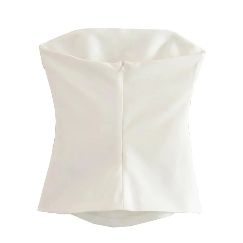 Sorelle Women's trending strapless flare shirt