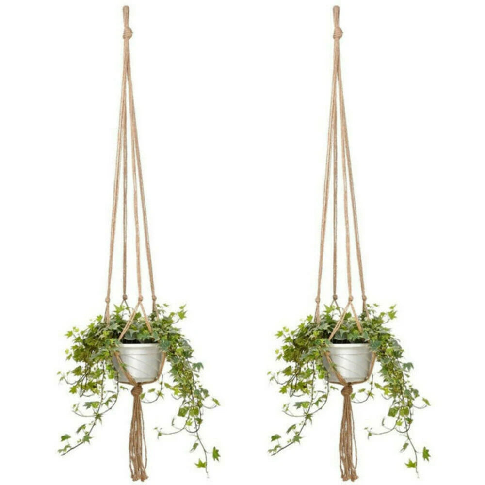 Cassora 6 Pc macrame plant hanger set
