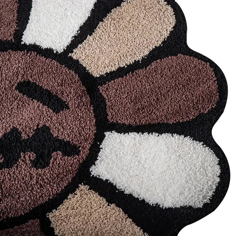 Takashi plush sunflower rug
