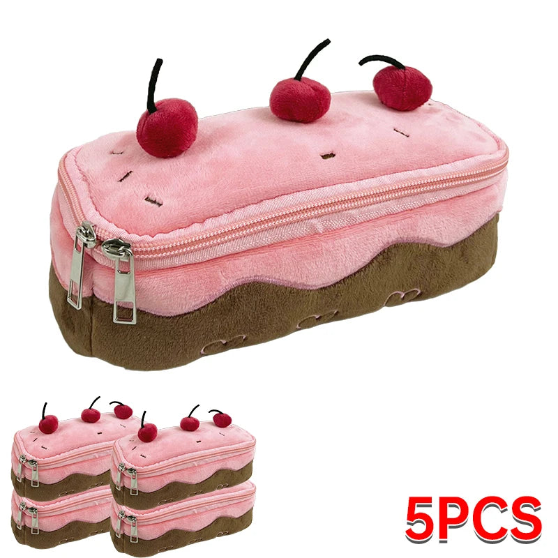Kokomo cherry cake 1, 2, 5 or 10 Pc plush pencil case
