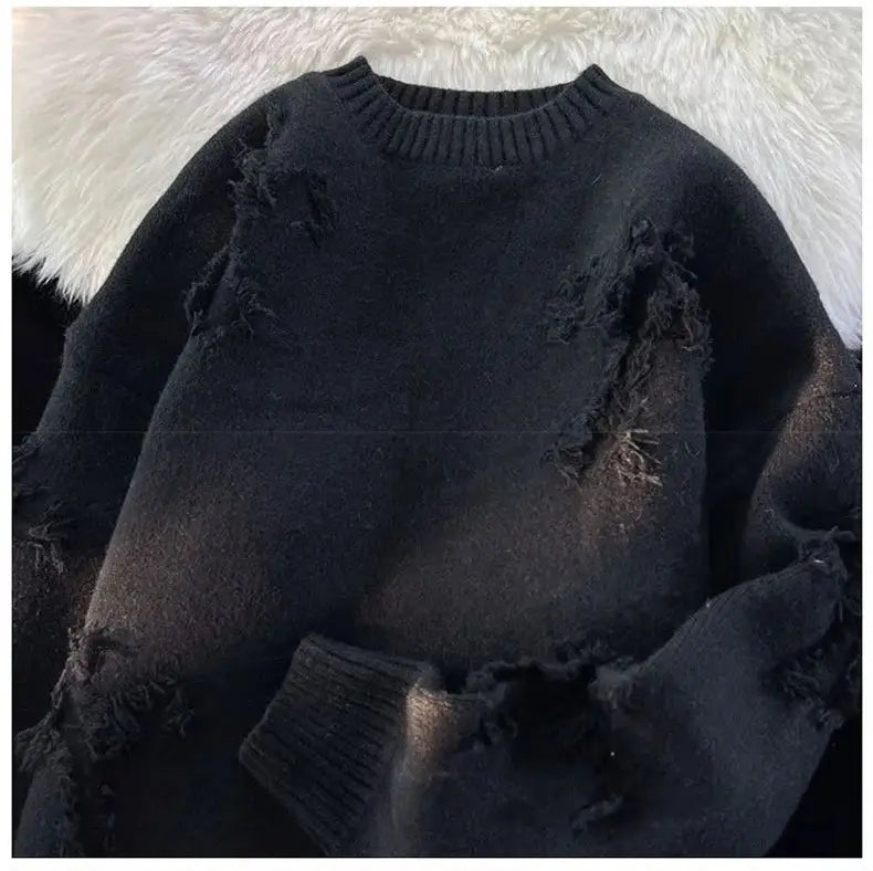 Valor Men’s cross streetwear knitted pullover sweater