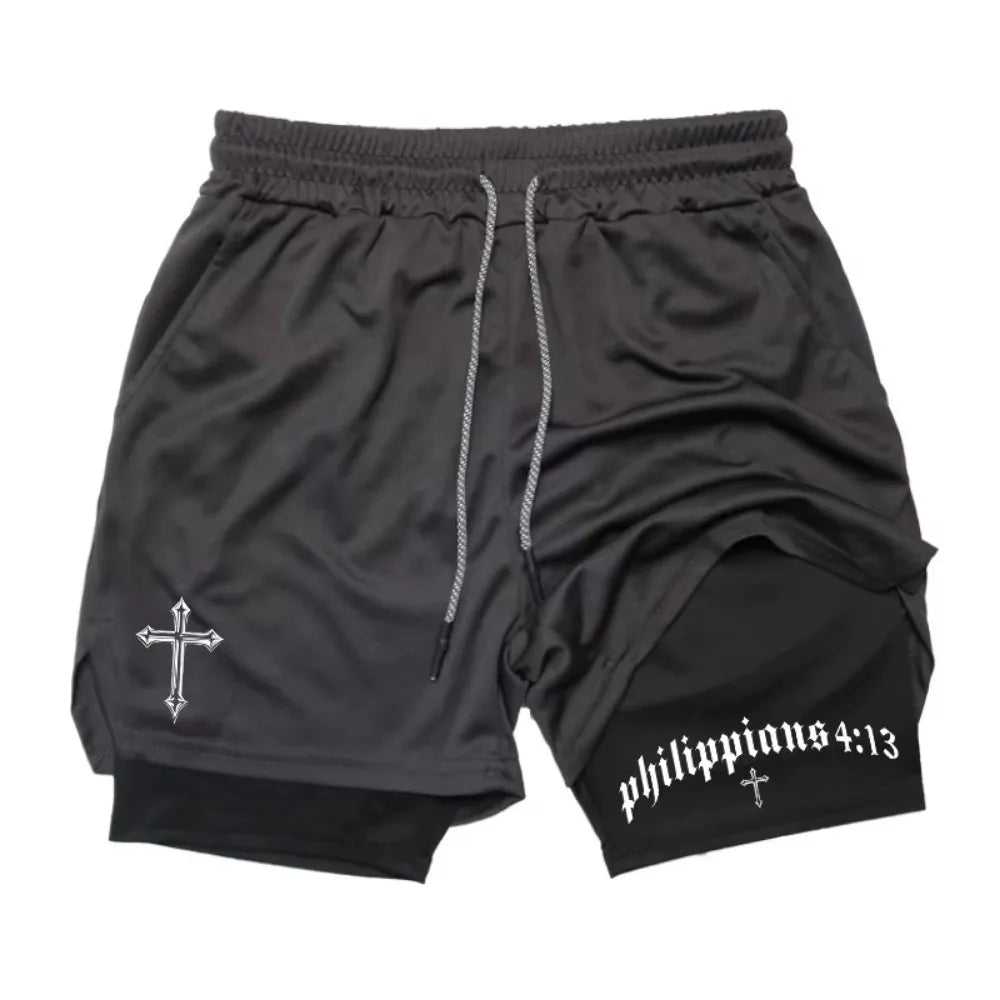 Valor men’s Christian compression workout shorts