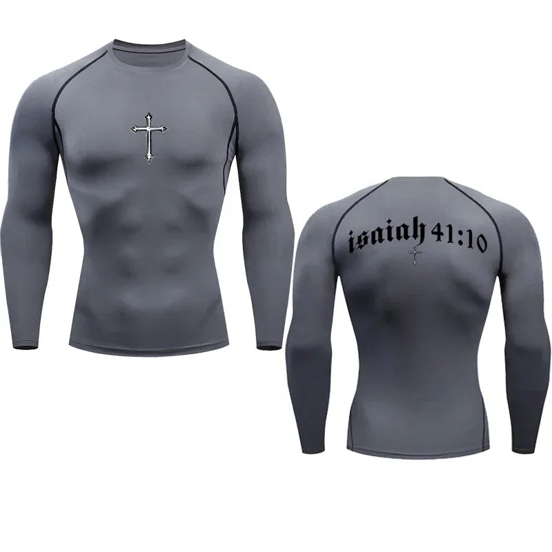 Valor men’s Christian compression workout shirt