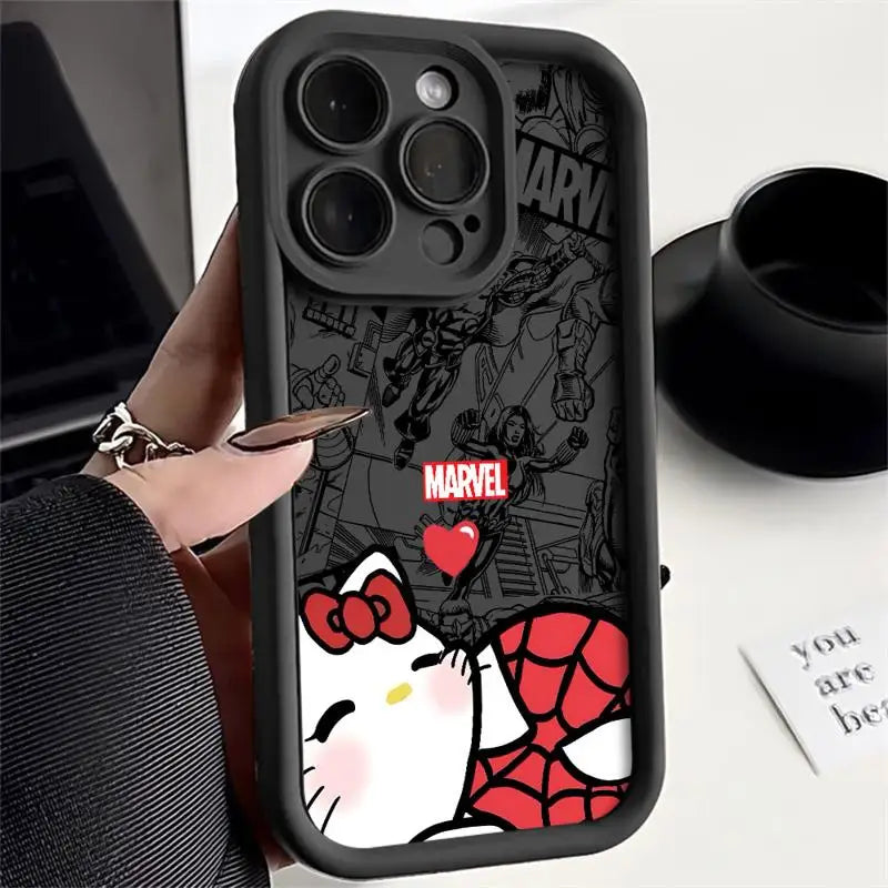 Marvel Spiderman Hello Kitty iPhone Case
