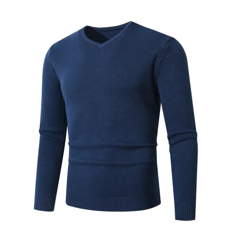 Arden Men's pullover v neck light knit sweater