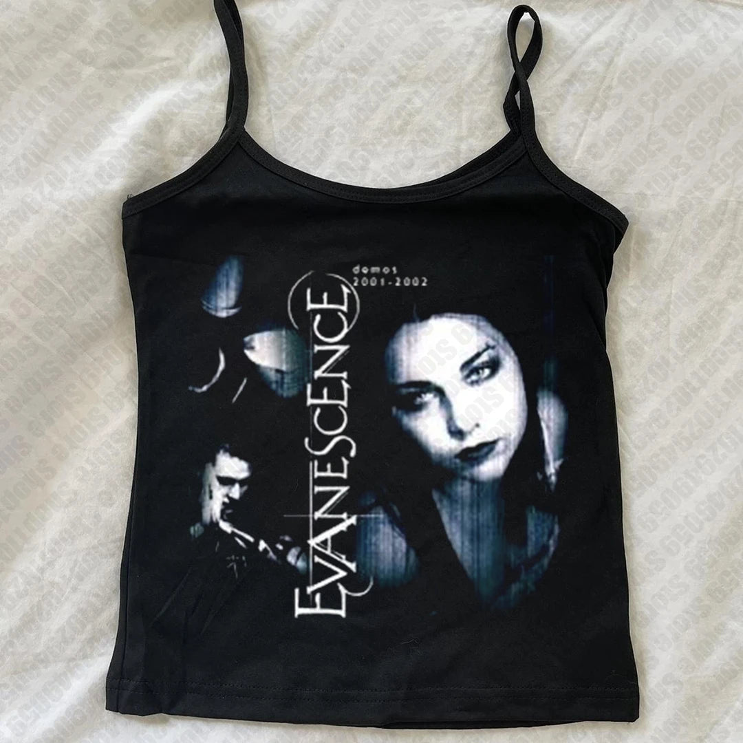 Lomi3 Women's Y2K grunge Evanescence tank