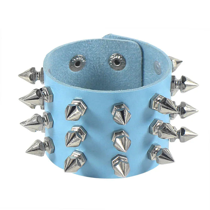 Lomi3 Women’s spiked punk bracelet