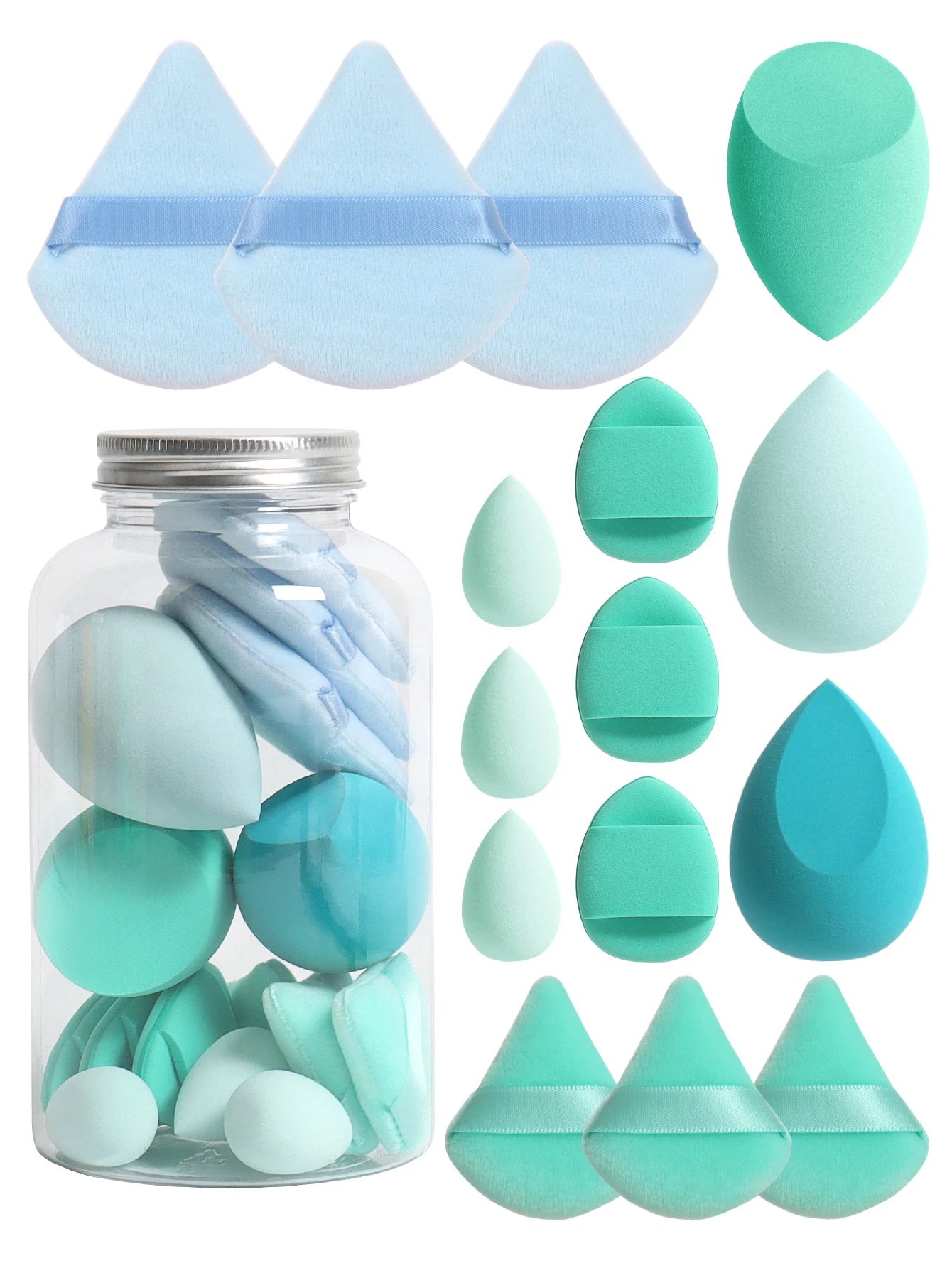 Vixa ultimate 15 Pc beauty blender jar set