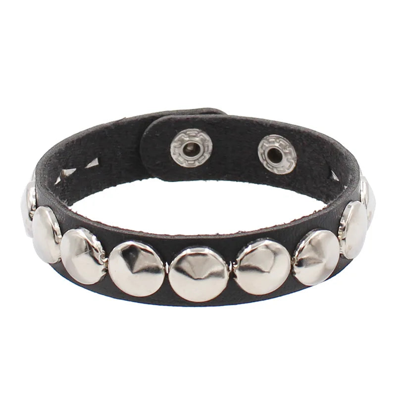 Lomi3 Women’s spiked punk bracelet