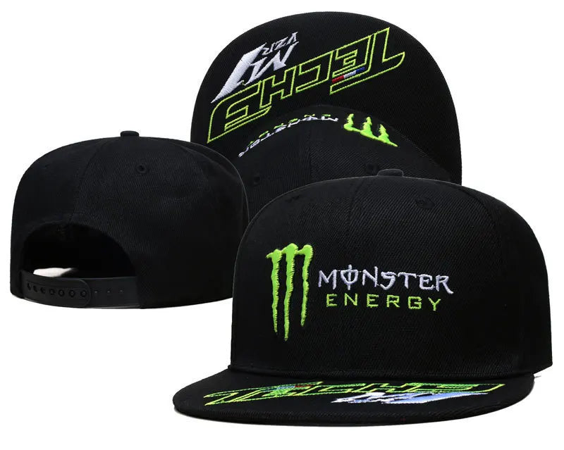 Monster x Fox racing Y2K snapback