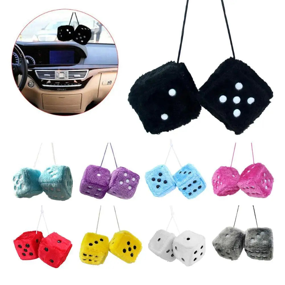 Cruzi hanging plush car dice