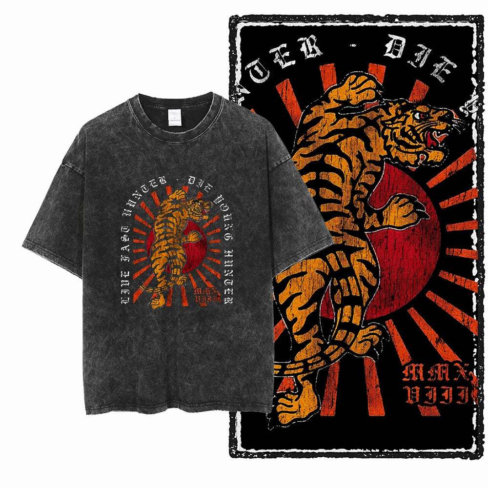 Alive & Free Co. Men's vintage tiger tee