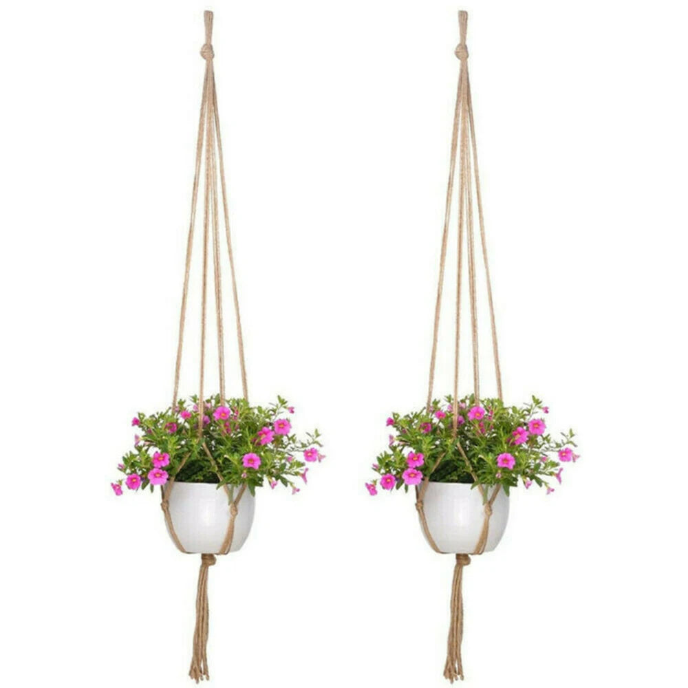 Cassora 6 Pc macrame plant hanger set