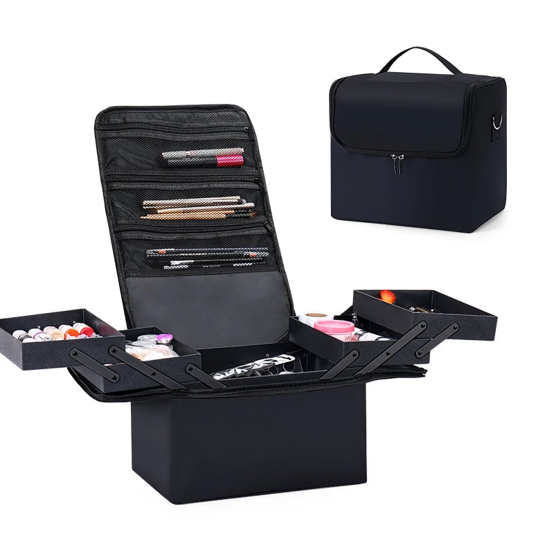 Vixa large travel storage makeup case
