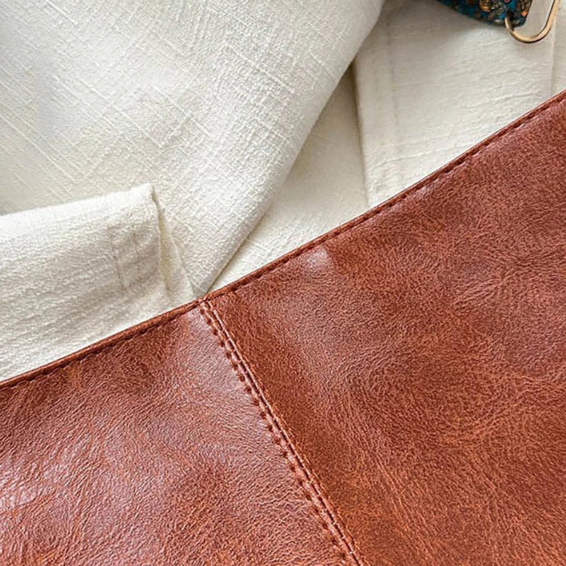 Kora Women's retro leather boho tote