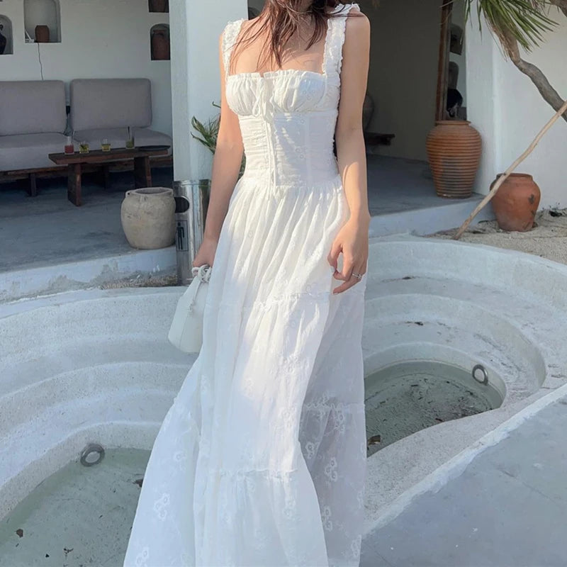 Sorelle Women's coquette smocked sun dress