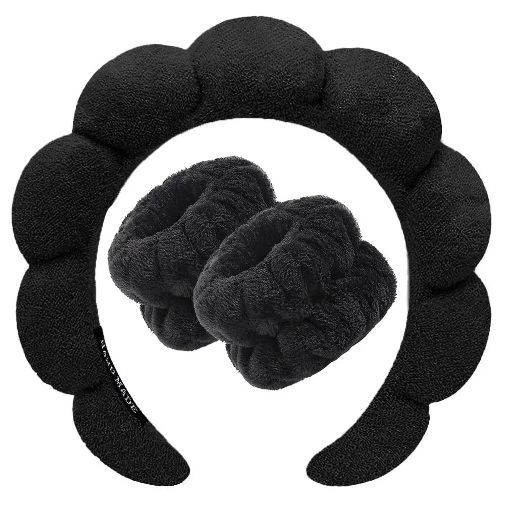 Tressence 3 Pc face wash headband and wristbands