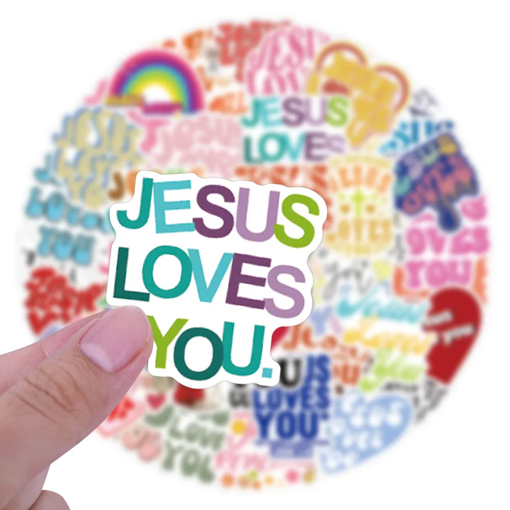 Eterna 54 Pc Jesus loves you stickers