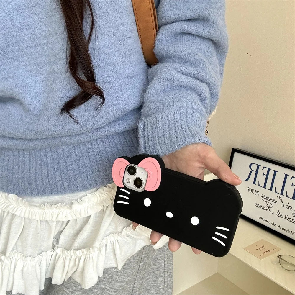 Hello Kitty 3D silicone iPhone case
