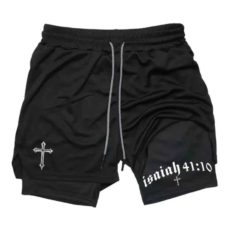 Valor men’s Christian compression workout shorts