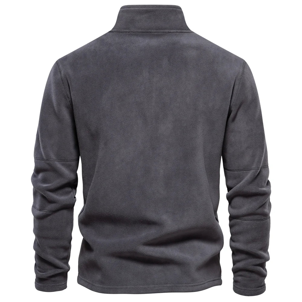 Arden Men's fleece quarter zip pullover sweater
