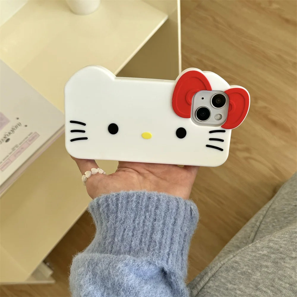 Hello Kitty 3D silicone iPhone case