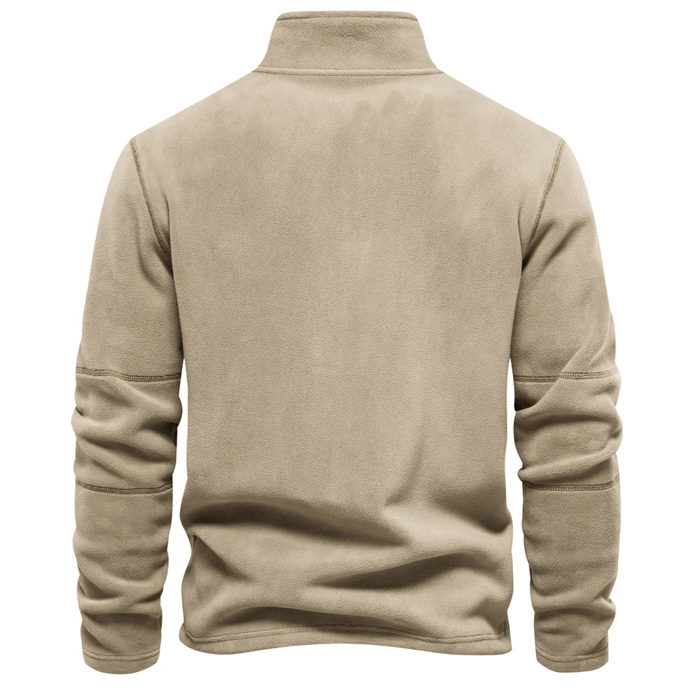 Arden Men's fleece quarter zip pullover sweater